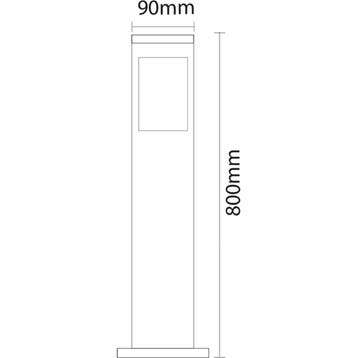 LED Tuinverlichting - Buitenlamp - Kavy 5 - Staand -, Staande lamp, Nieuw, Ophalen of Verzenden, Led
