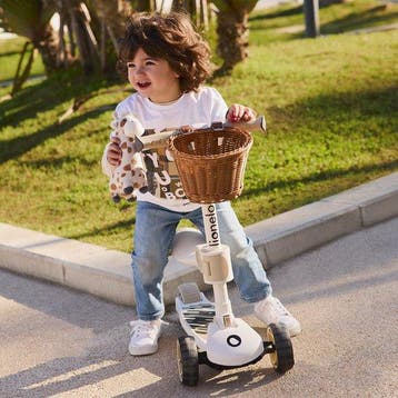 Lionelo Franky - Kinderstep 2in1 - LED - 3 wielen - tot, Verzenden, Nieuw