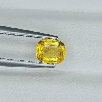 Zonder minimumprijs Geel Saffier - 1.23 ct - International, Sieraden, Tassen en Uiterlijk, Nieuw
