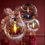 2dekans | Light & Living Hanglamp Medina - Multicolor Glas -, Ophalen of Verzenden, Zo goed als nieuw