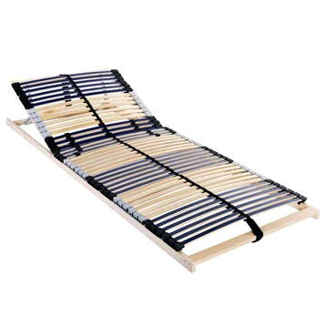 vidaXL Lattenbodem Bruin 80 x 190 cm Massief beukenhout, Huis en Inrichting, Verzenden, Nieuw, Bruin, Hout