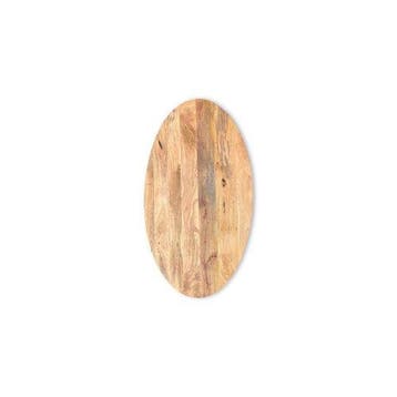 Salontafel Silvia Ovaal 130x70cm Mango Naturel, Huis en Inrichting, Ophalen of Verzenden, Nieuw