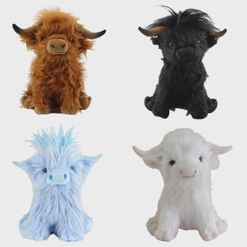 Schattige Highland Cow Pluche Knuffel - 25cm Zacht Speelgoed, Verzenden, Nieuw