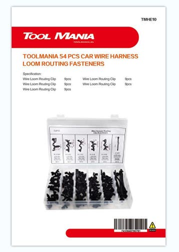 TM 54 Delige Assortiment bekleding clips voor KABELBOOM, Auto diversen, Autogereedschap, Verzenden, Nieuw