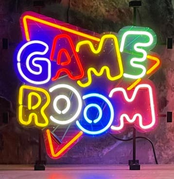 Game Room Neon Verlichting 60 x 60 cm - Multicolor, Ophalen, Gebruikt