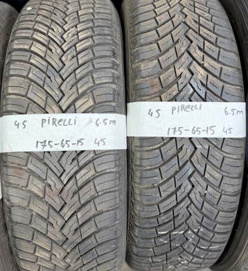 2x 175-65-15 Pirelli AllSeason 2x 6.5mm €45 PST 175 65 15, Auto-onderdelen, Banden en Velgen, Ophalen, Gebruikt, 15 inch, 175 mm