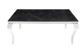 Design eettafel MODERN BAROK 180 cm zwart antraciet chroom, Ophalen of Verzenden, Nieuw