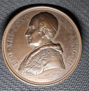 Vaticaan. Léon XIII. Medal 1880 (Zonder minimumprijs)