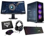 Complete 144Hz RTX 3050 Gaming PC Setup - 27 Curved Gami..., Ophalen of Verzenden, Nieuw