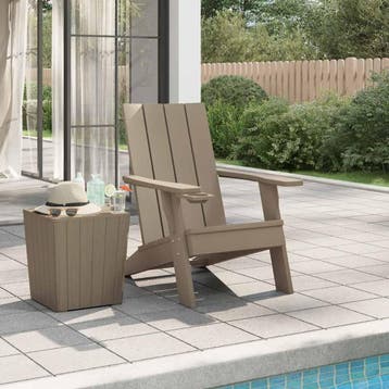 vidaXL Tuinstoel Adirondack 75x88,5x89,5 cm polypropeen, Verzenden, Nieuw, Kunststof