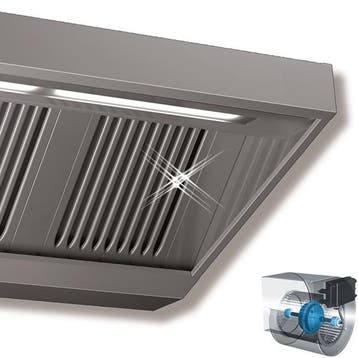 schuinmodel afzuigkap plug and play 2000x900x460 mm, Verzenden, Nieuw