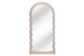 Design wandspiegel WAVE 160cm grijs - 43158, Ophalen of Verzenden, Nieuw