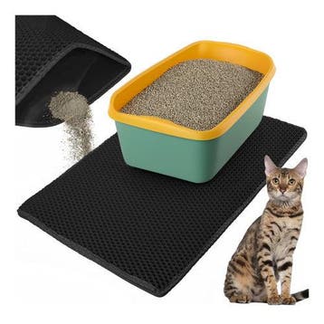 Kattenbakmat XXL 75 x 55 cm – Dubbele Laag Honingraat –, Ophalen of Verzenden, Nieuw
