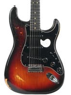 Fender Stratocaster Sunburst 1976 (Instrument,S-Style), Ophalen of Verzenden, Gebruikt, Solid body, Fender