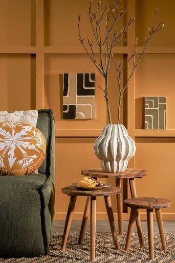 2dekans | Mica Decorations Bold Bijzettafel - H36 x Ø33 cm -, Ophalen of Verzenden, Zo goed als nieuw