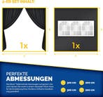 Tillvex® Zijwand voor paviljoen - 3x3m - Grijs, Verzenden, Zo goed als nieuw