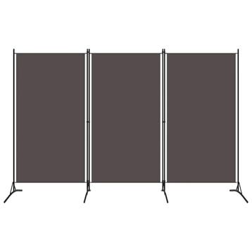 vidaXL Kamerscherm met 3 panelen 260x180 cm antraciet, Verzenden, Nieuw
