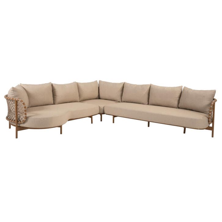 Martinique modulaire hoek loungeset 3 delig amber 4 Seasons, Tuin en Terras, Tuinsets en Loungesets, Nieuw, Ophalen of Verzenden