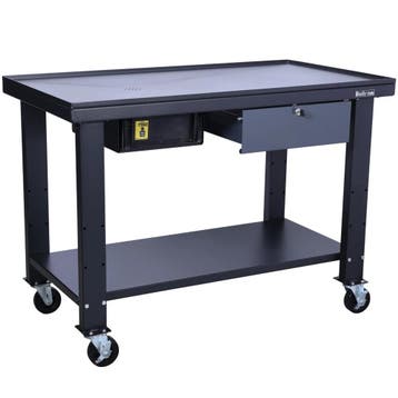Revisietafel Werktafel met olieopvang, Verzenden