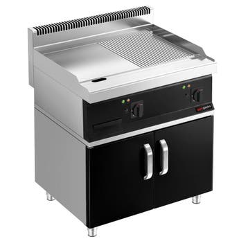 GGM Gastro | Elektrische bakplaat - 13,80kW - Glad/geribbeld, Huis en Inrichting, Verzenden, Nieuw, Kop(pen) en/of Schotel(s)