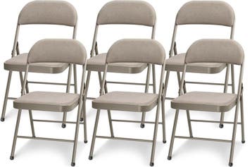 Klapstoelen - Vouwstoelen - Set van 6 - Eettafelstoelen - Ka, Verzenden, Zo goed als nieuw