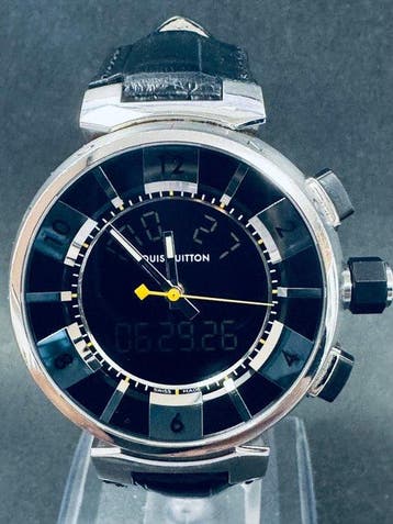 Louis Vuitton - Tambour Analog/Digital - Q118F - Heren -, Nieuw