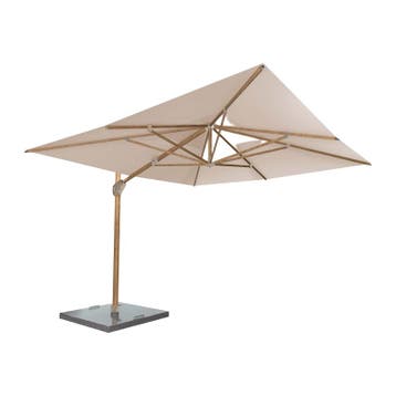 4 Seasons Outdoor Hacienda 300x400cm zand met houtlook frame, Nieuw