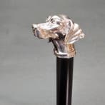 Wandelstok - Hout - Wandelstok van Sterlingzilver, Antiek en Kunst
