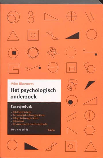 Het psychologisch onderzoek - Wim Bloemers 9789026322655, Boeken, Verzenden, Gelezen, Wim Bloemers
