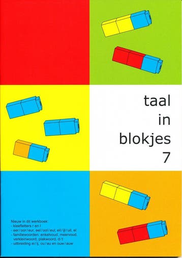 Taal in Blokjes werkschrift 7 zwart/witte versie (per stuk), Boeken, Schoolboeken, Verzenden, Nieuw