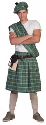 Schotse Highlander pak man groen, Ophalen of Verzenden, Nieuw