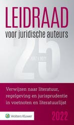 Leidraad voor juridische auteurs 9789013167153, Verzenden, Gelezen