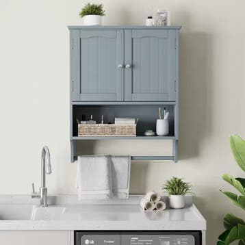 Moderne Badkamer Wandkast met Handdoekhouder, Huis en Inrichting, Verzenden, Nieuw