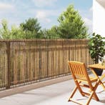 vidaXL Bamboehek Naturel 600 x 125 cm Bamboe, Tuin en Terras, Schuttingen, Verzenden, Nieuw, Hout