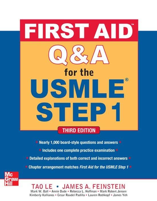 9780071744027 First Aid QA For The USMLE Step1, Boeken, Schoolboeken, Zo goed als nieuw, Verzenden