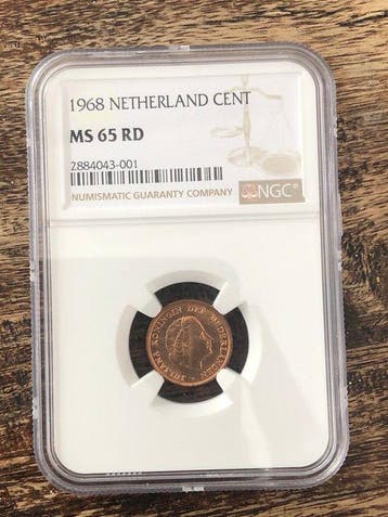 Nederland. Juliana. 1 Cent 1968 (Zonder minimumprijs)