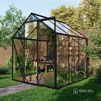 Royal Well Kate 1 tuinkas met veiligheidsglas en fundering -, Verzenden, Nieuw