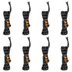 vidaXL Tentscheerlijnen met spanners 8 st reflecterend 4 m 4, Verzenden, Nieuw