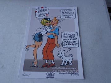 Tintin - Tintin et Natacha - 1 Ex Libris - Gelimiteerde en, Nieuw