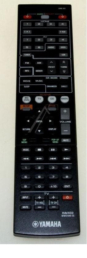 Afstandsbediening Yamaha rav432 WW51040, Ophalen of Verzenden, Nieuw, Origineel