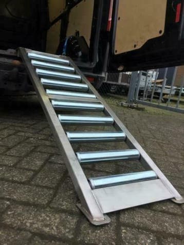 Rollerbaan afrijplaat trilplaat triller RVS oprijplaat samac, Ophalen of Verzenden, Nieuw