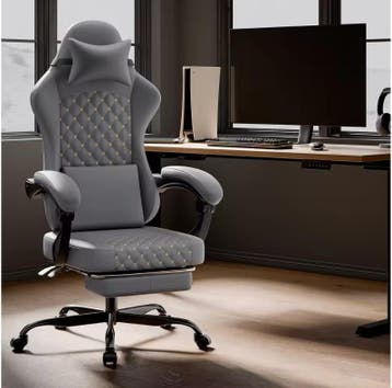 Ergonomische Gamingstoel met Massage en Voetensteun, Verzenden, Nieuw