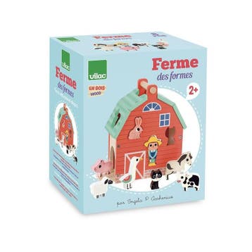 Vilac houten boerderij vormenstoof  van €39,99 voor €38,90, Ophalen of Verzenden, Nieuw