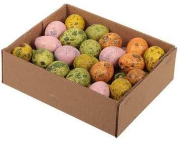 Kwarteleitjesmix 4 kleuren 48 stuks uitgeblazen voor, Ophalen of Verzenden, Nieuw