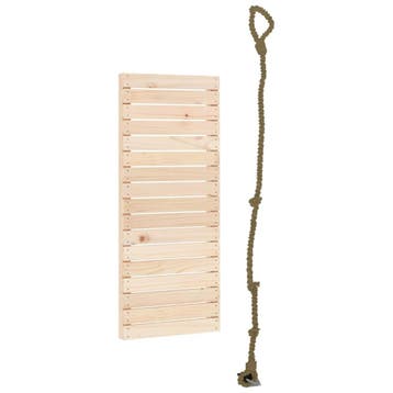 Speeltuin klimwand - Grenenhout | 42% Korting, Ophalen of Verzenden, Nieuw, Klimtouw, Aanbouwonderdeel