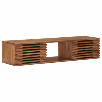 vidaXL TV-kast met opslag met de deur Naturel 105 x 30 x, Verzenden, Nieuw