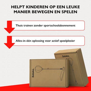 2dekans | Zoluko Boksbal Kinderen – Verstelbaar – Inclusief, Ophalen of Verzenden, Zo goed als nieuw