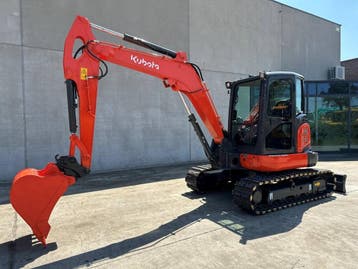 Veiling: Midigraafmachine Kubota KX165-5 Diesel 2016, Ophalen, Graafmachine