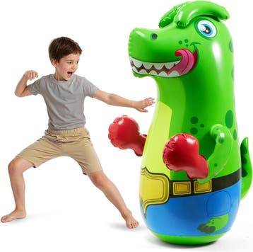 Opblaasbare Bopper T-Rex PVC | 119cm | Laatste Stuk!, Ophalen of Verzenden, Zo goed als nieuw