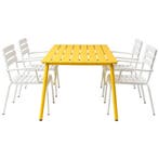 Serax X Maarten Baas Tuinset Groot Yellow & Off-white, Zo goed als nieuw, Aluminium, Tuinset